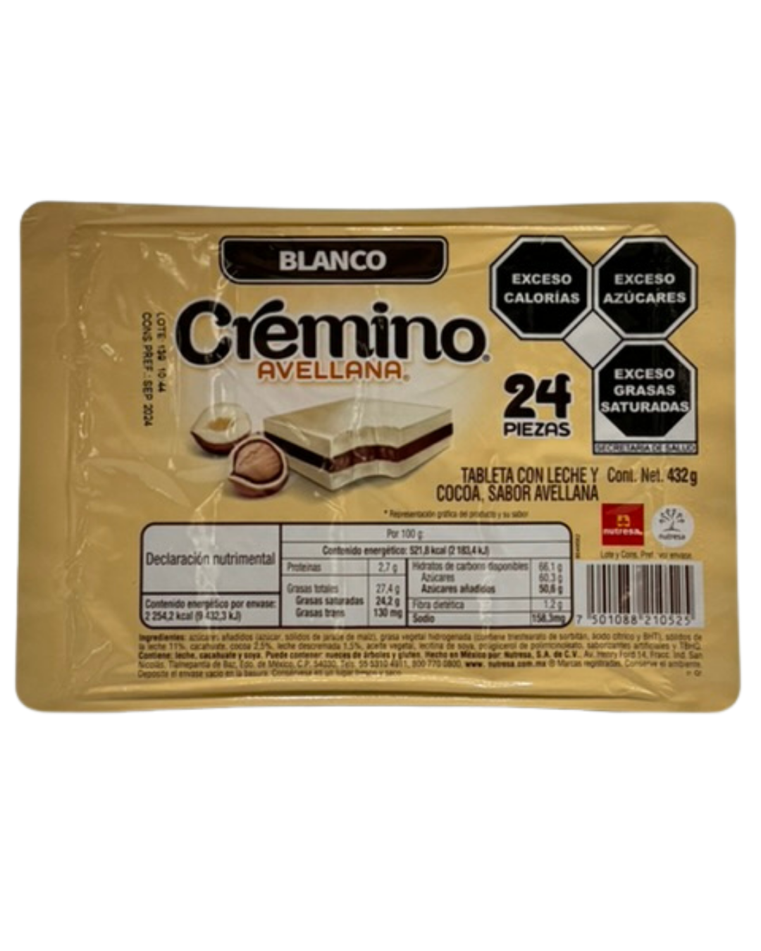 Cremino Avellana 24uds.